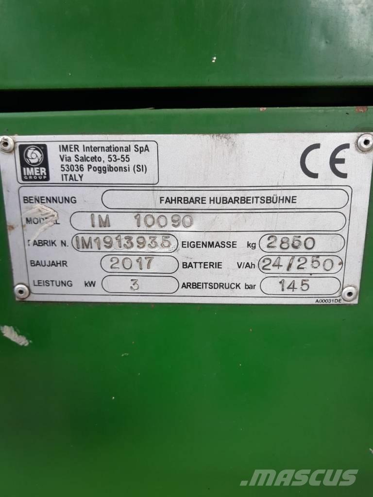 Imer IM 10090 Elevadores de tesoura