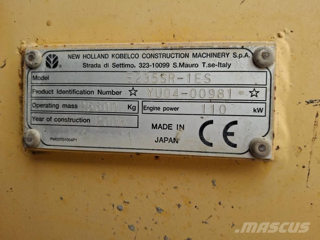 New Holland E 235 SR Escavadeiras de esteiras