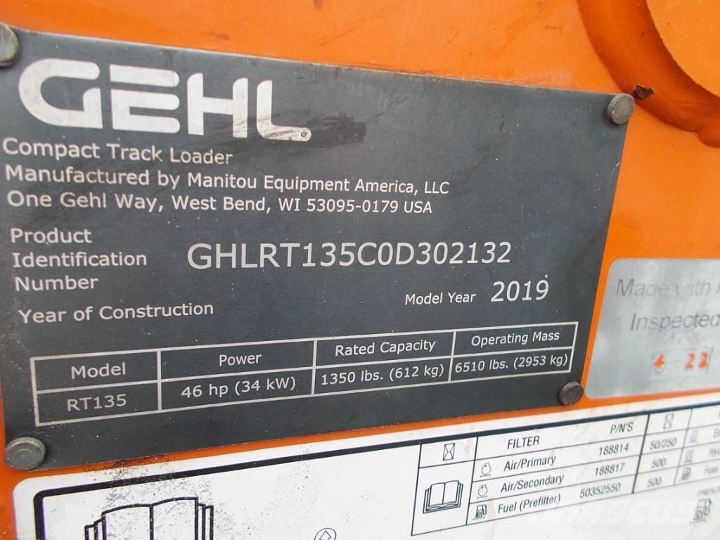 Gehl RT135 Minicarregadeiras