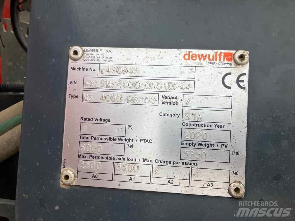 Dewulf MS4000 Semeadores de batatas