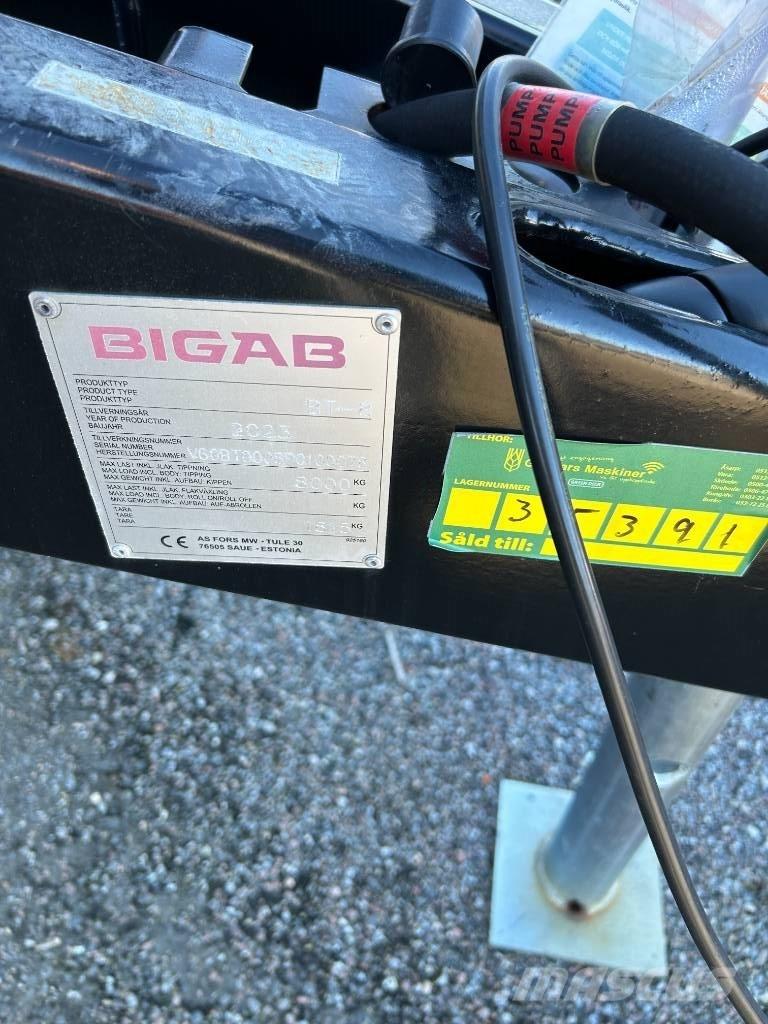 Bigab T8 DUMPERKÄRRA Outros reboques agricolas