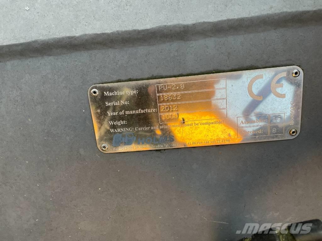 Holms Vikplog 2,8m. Lâminas de neve e arados