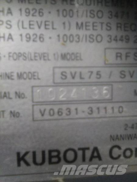 Kubota SVL 75-2 Minicarregadeiras