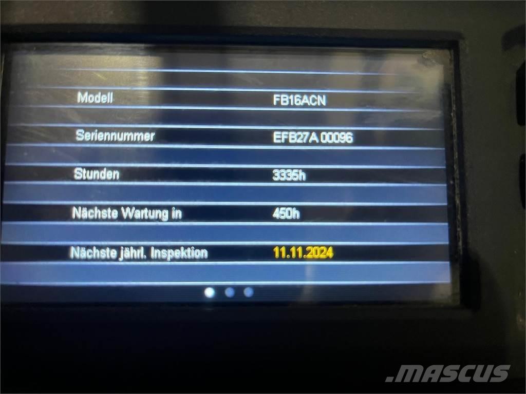 Mitsubishi FB16ACN Empilhadores eléctricos