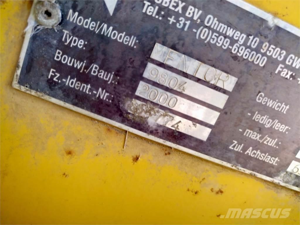 Dubex Mentor 9804 Pulverizadores rebocados