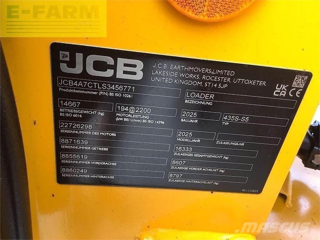 JCB 435s stufe v Miniescavadeiras