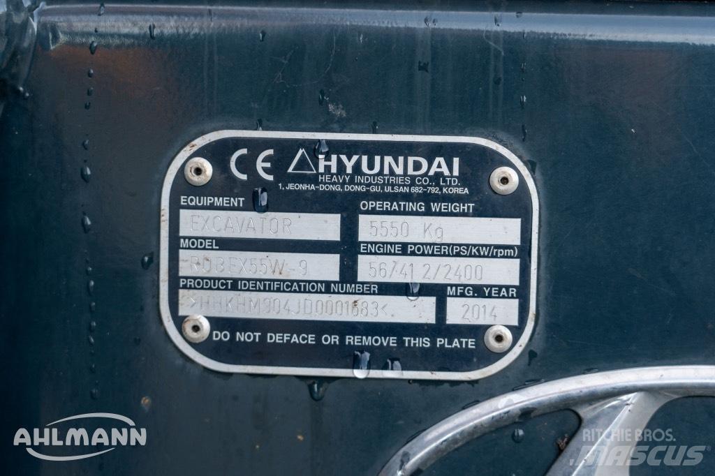 Hyundai R55W-9A Escavadoras de rodas