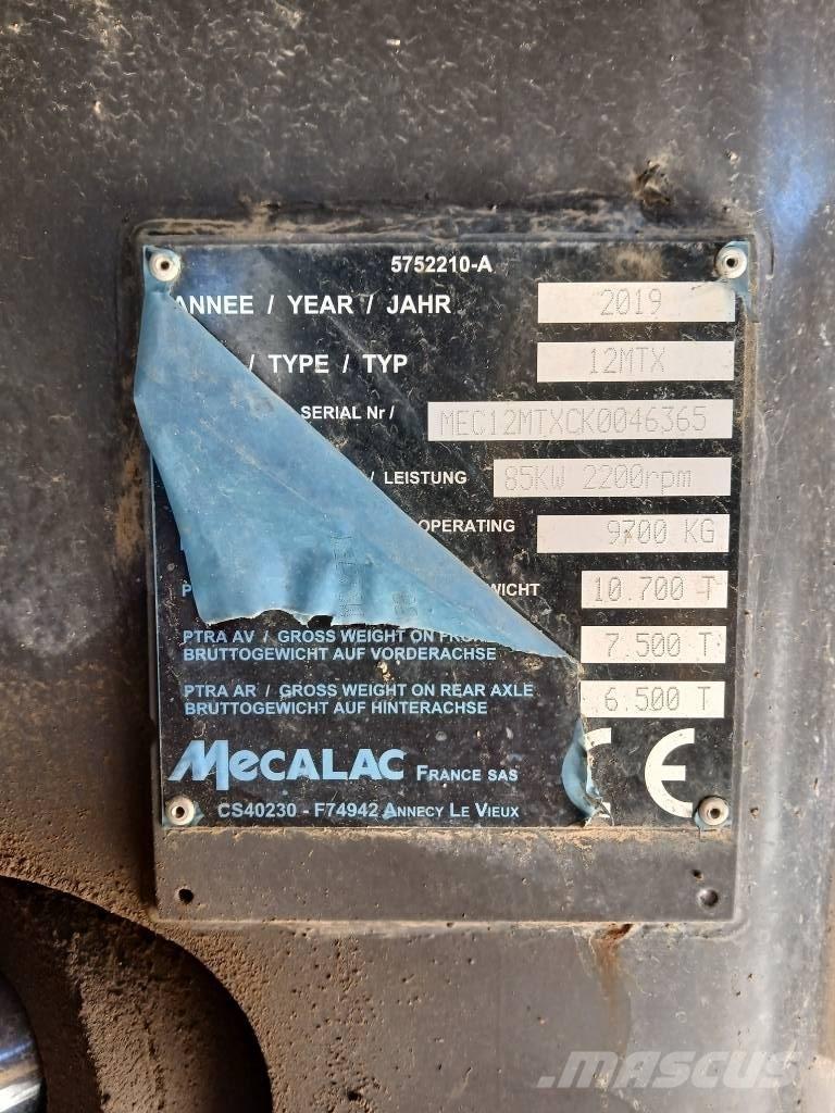 Mecalac 12 MTX Escavadoras de rodas