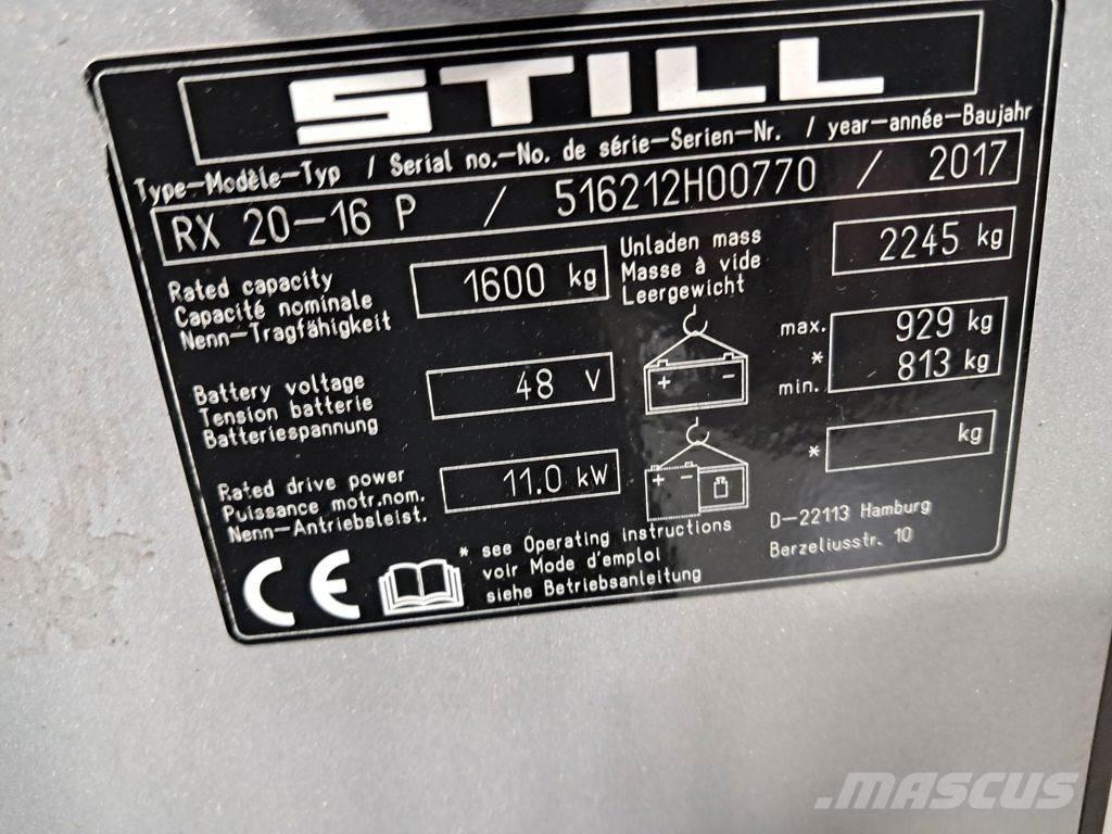 Still RX 20-16 P Empilhadores eléctricos