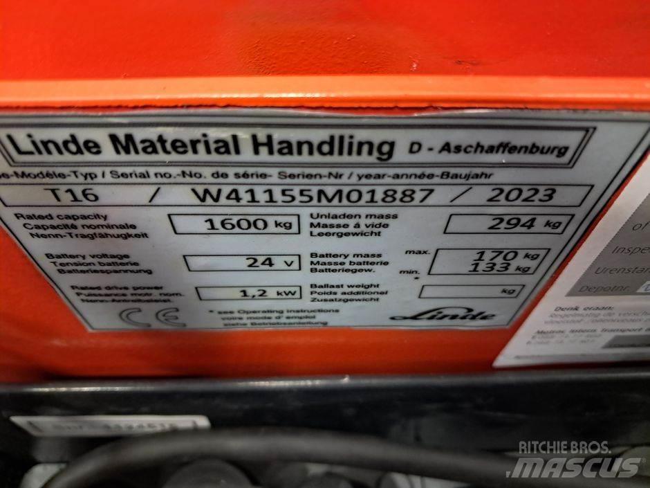 Linde T16 Porta palettes