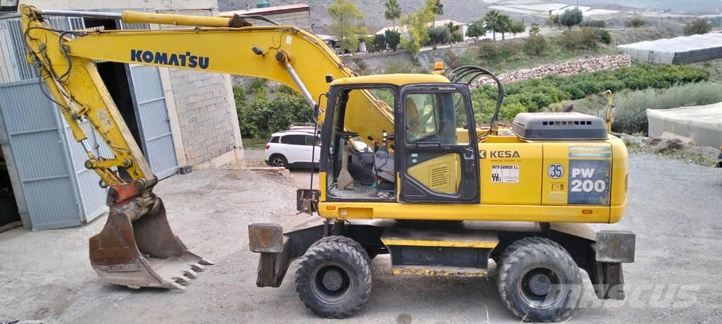 Komatsu PW 200-7 Escavadoras de rodas