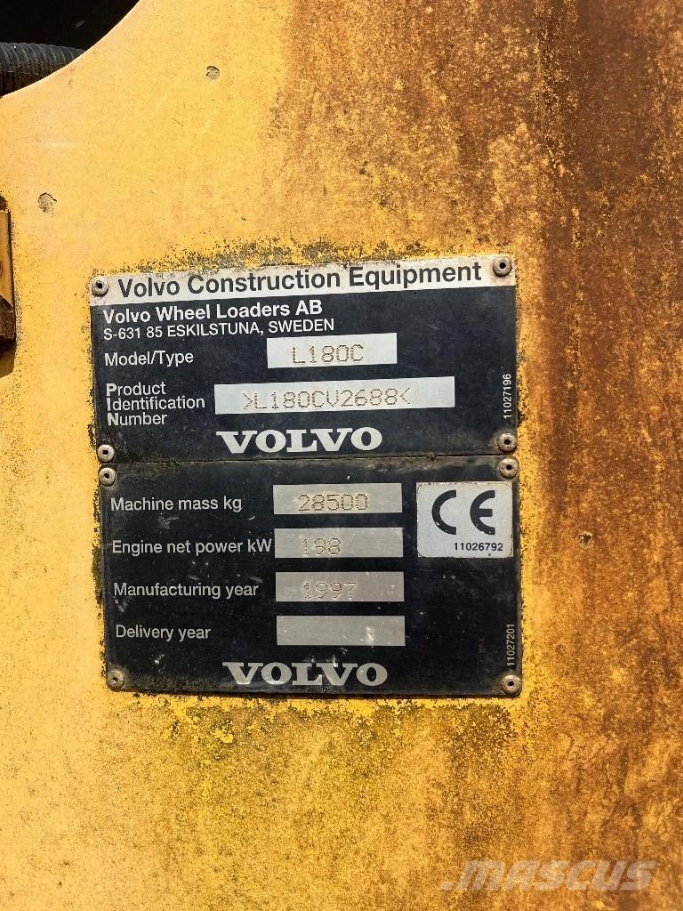 Volvo L180c Carregadeiras de rodas
