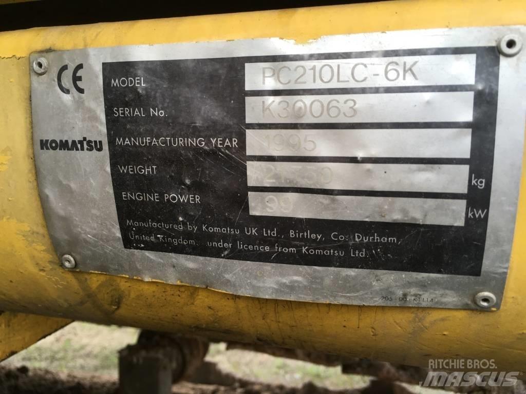 Komatsu PC210LC-6K Escavadeiras de esteiras