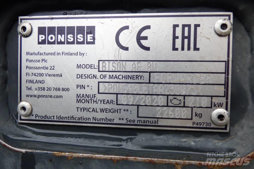 Ponsse Bison AF Forwarders florestais