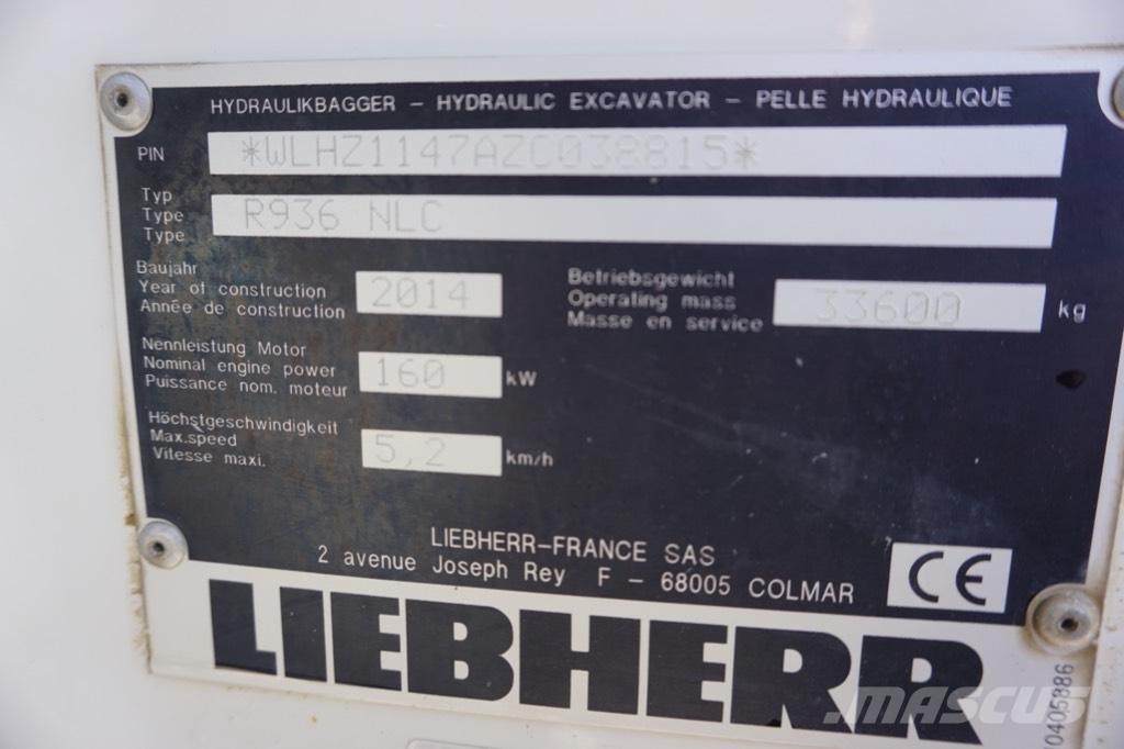 Liebherr R 936 N LC Escavadeiras de esteiras
