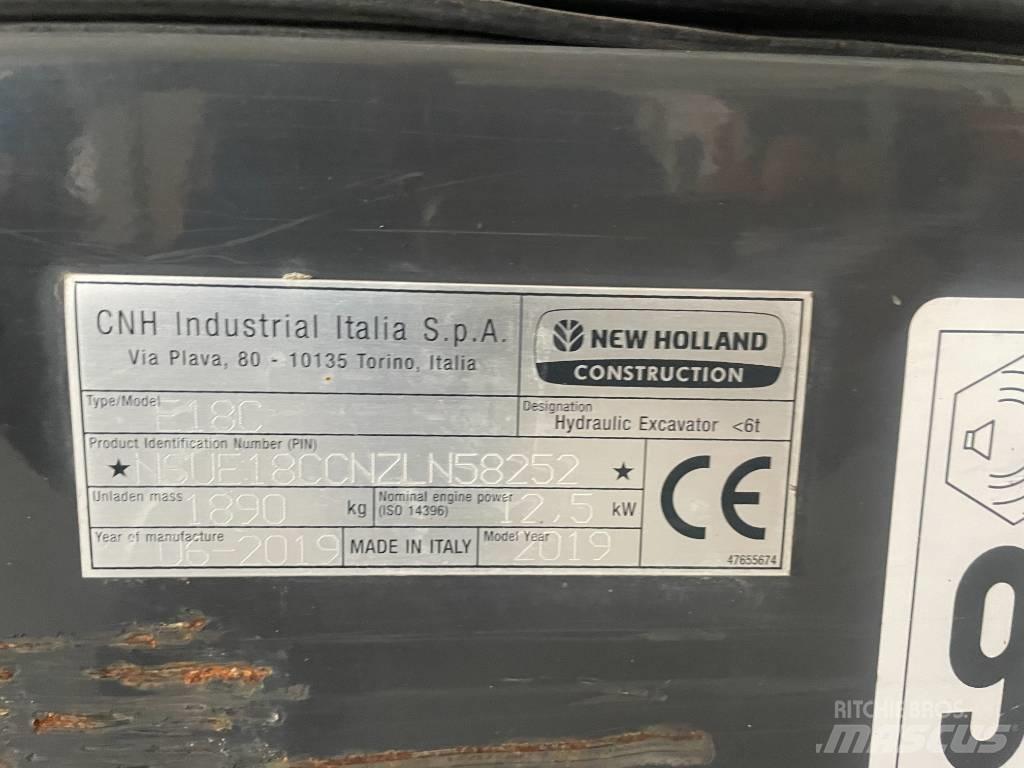 New Holland E 18 C Miniescavadeiras