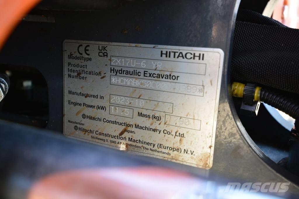 Hitachi ZX 17 U-6 Miniescavadeiras