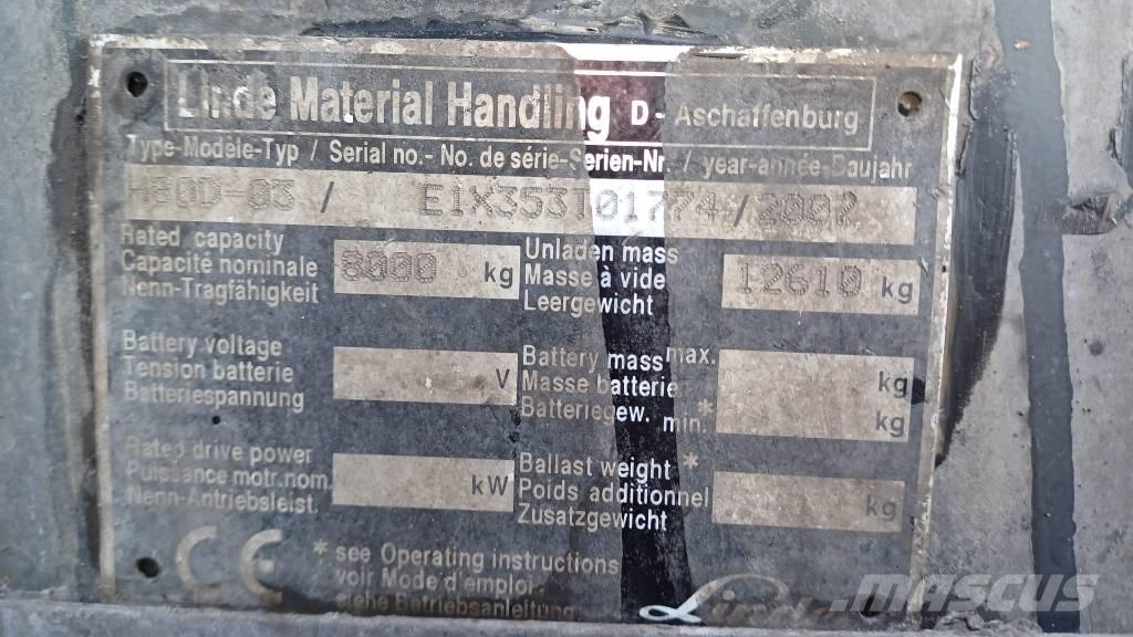 Linde H80D-03 Empilhadores Diesel