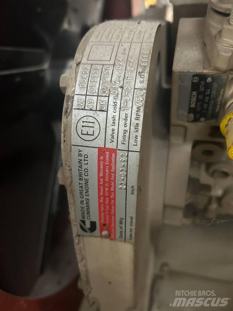 Cummins 6CTA8.3 Geradores Diesel