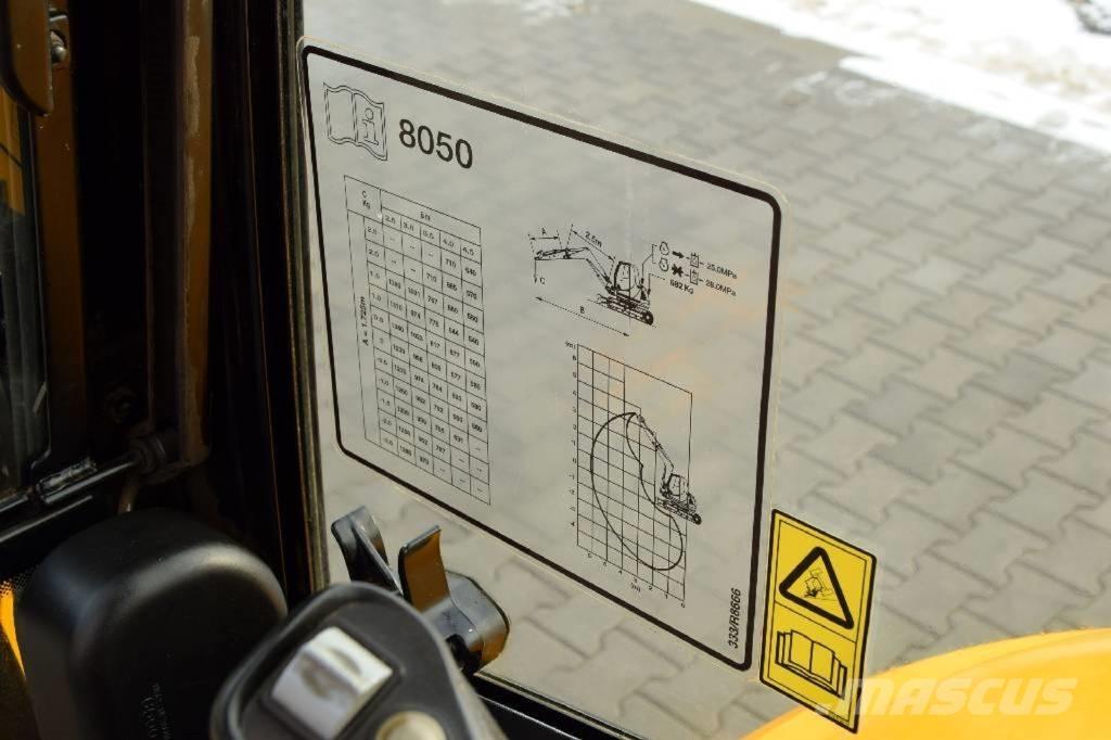 JCB 8050 RTS Miniescavadeiras