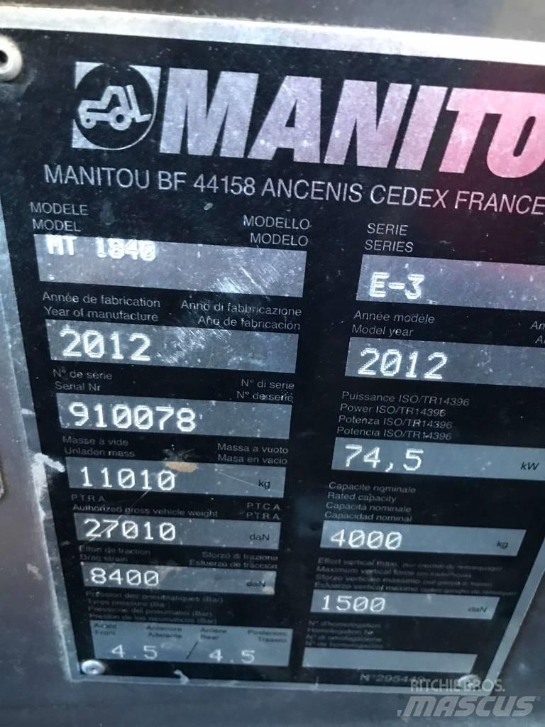 Manitou MT 1840 Manipulador telescópico