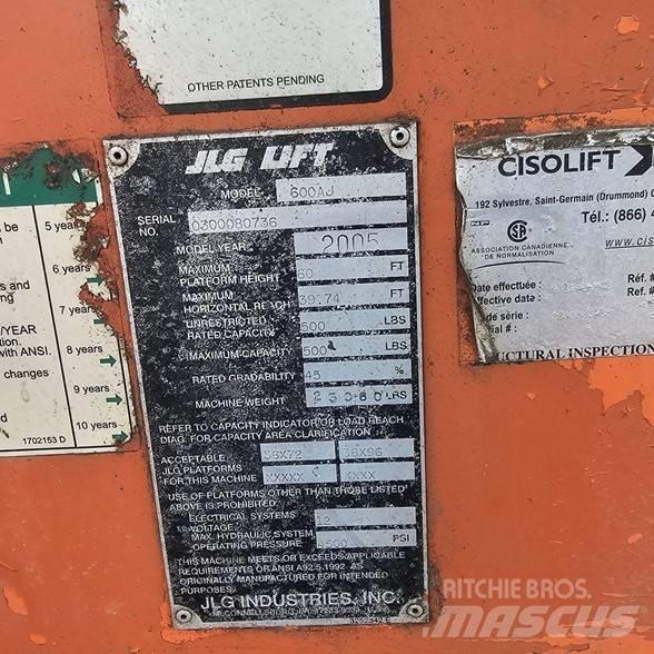 JLG 600AJ Elevadores braços articulados