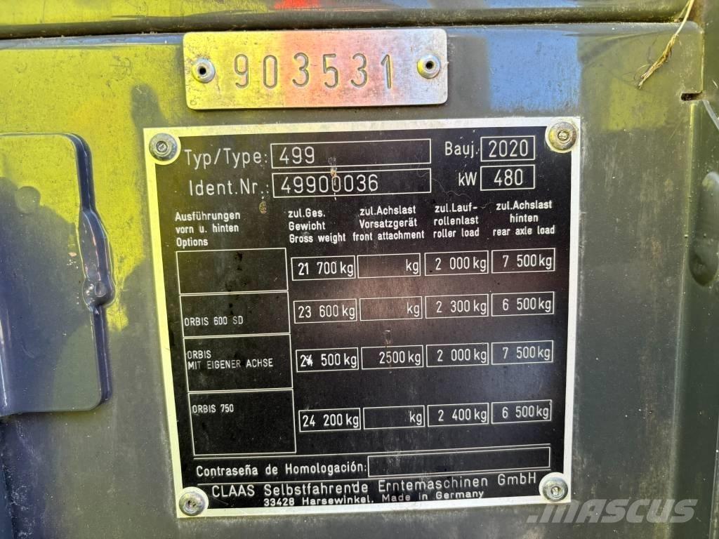 CLAAS Jaguar 960 4WD Forrageiras auto-propulsionadas