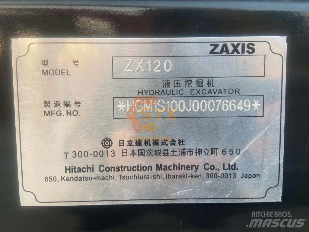 Hitachi ZX 120 Escavadeiras de esteiras