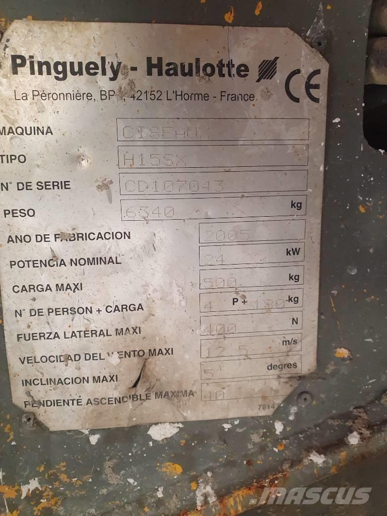 Haulotte H 15 SX Elevadores de tesoura