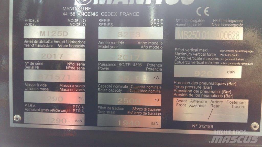 Manitou MI25D Empilhadores a gás