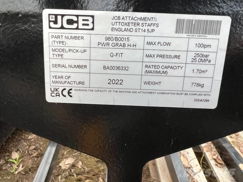 JCB 980/B0007 Grab Outros acessórios de carga e escavação