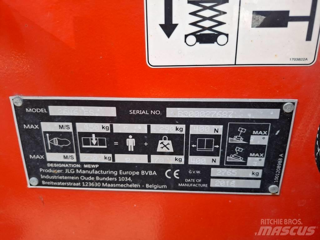 JLG 2646 ES Elevadores de tesoura