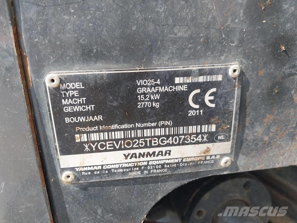 Yanmar Vio 25-4 Miniescavadeiras