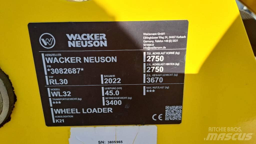 Wacker Neuson WL32 Carregadeiras de rodas