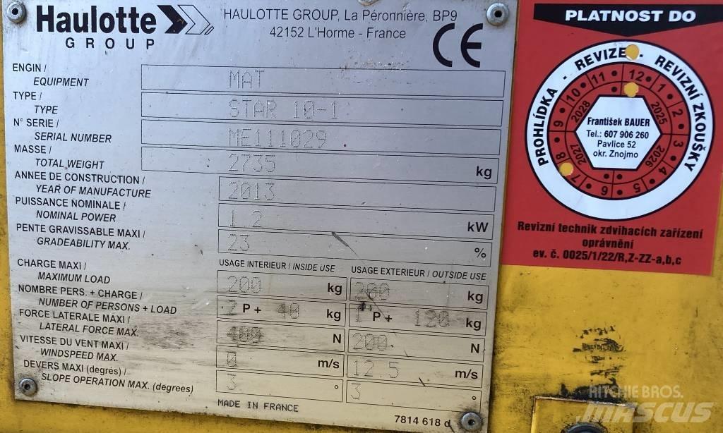Haulotte Star 10 Elevadores braços Telescópicos