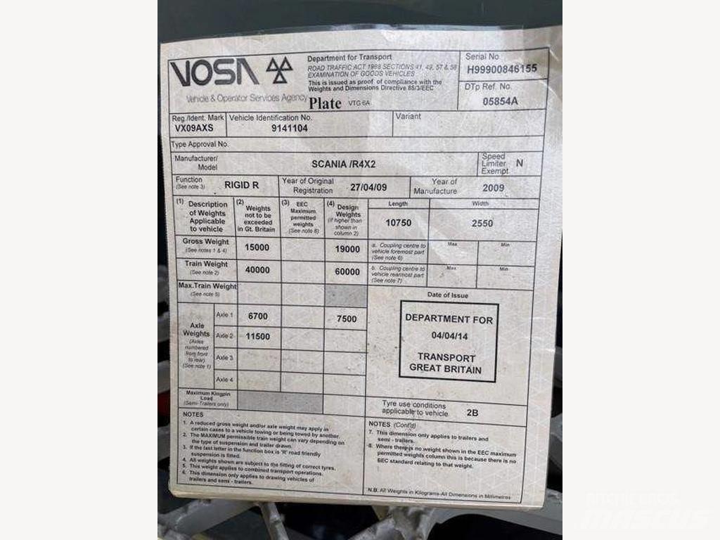 Scania R 340 Camiões estrado/caixa aberta