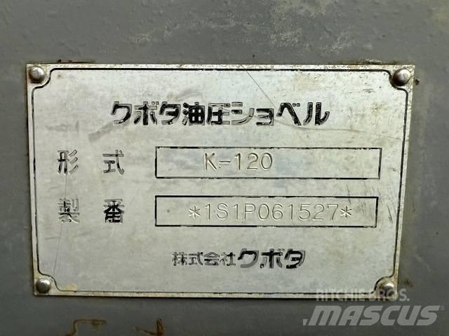 Kubota K-120 Escavadeiras de esteiras