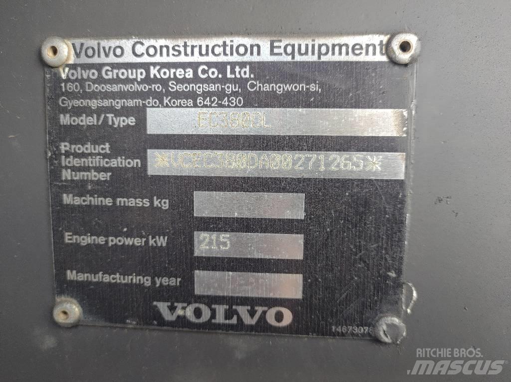 Volvo EC380DL Escavadeiras de esteiras