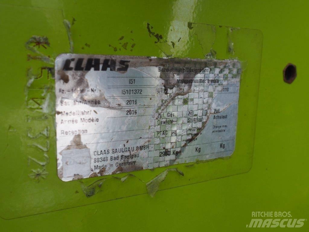 CLAAS Orbis 600SD Acessórios máquinas feno e forragem
