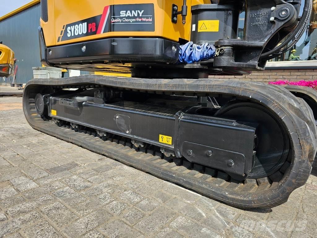Sany SY80U Escavadoras Midi 7t - 12t
