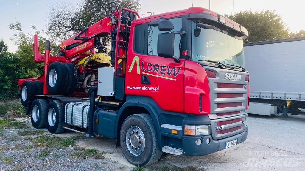 Scania R500 Caminhões de transporte de troncos