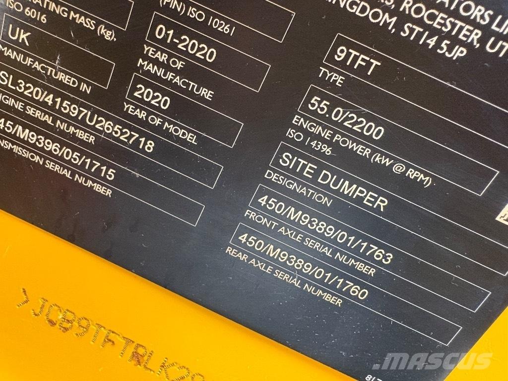 JCB 9TFT Dumpers de obras