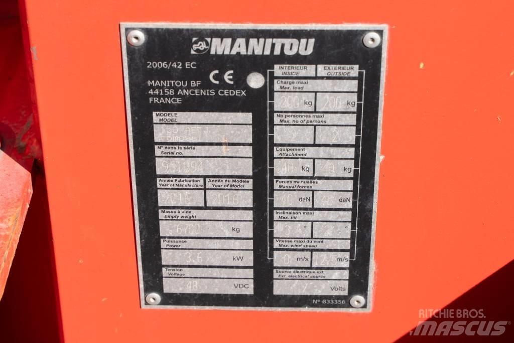 Manitou AETJ 150 Elevadores braços articulados