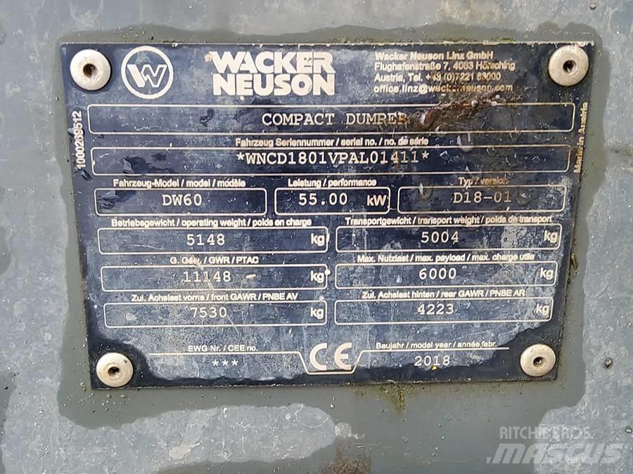 Wacker Neuson DW 60 Dumpers de obras