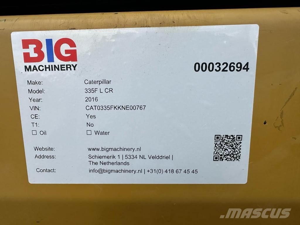 CAT 335F L CR Escavadeiras de esteiras