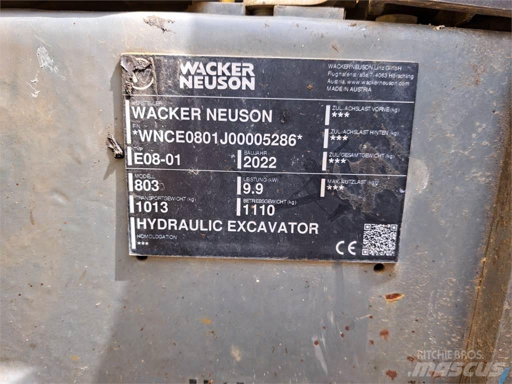 Wacker Neuson 803 Escavadeiras de esteiras