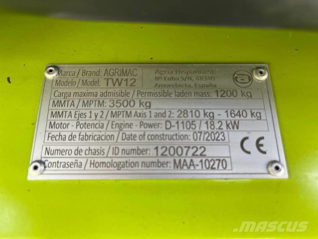 Agrimac TW 12 4x4 Empilhadores Diesel