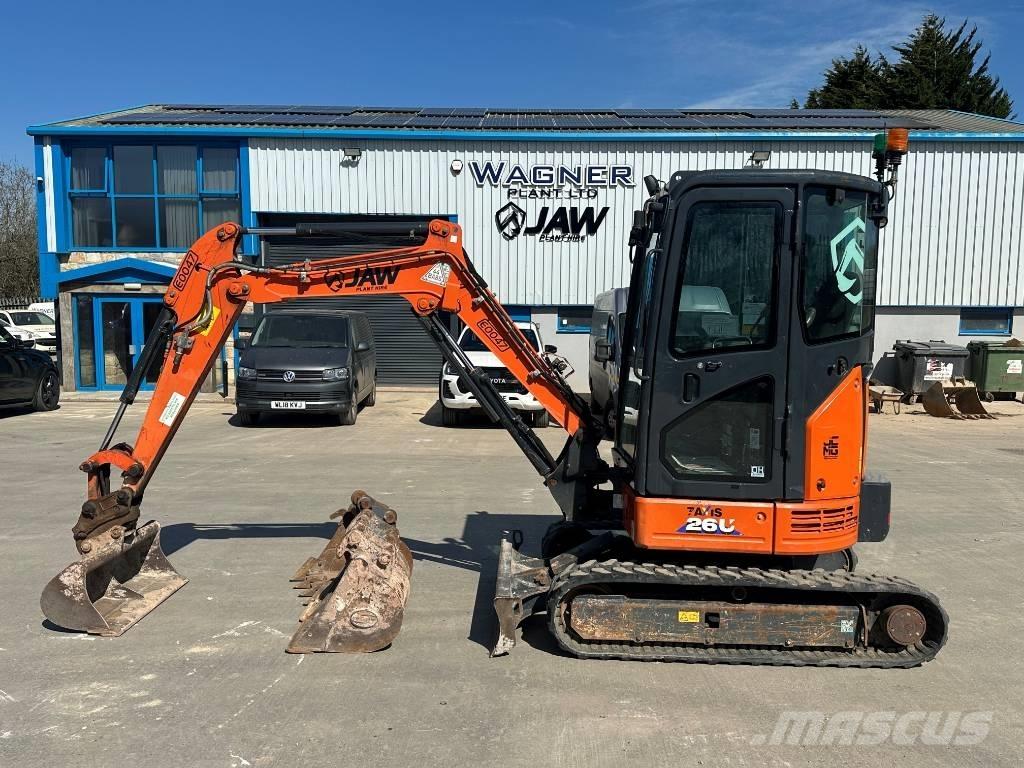 Hitachi ZX 26 U-6 Miniescavadeiras