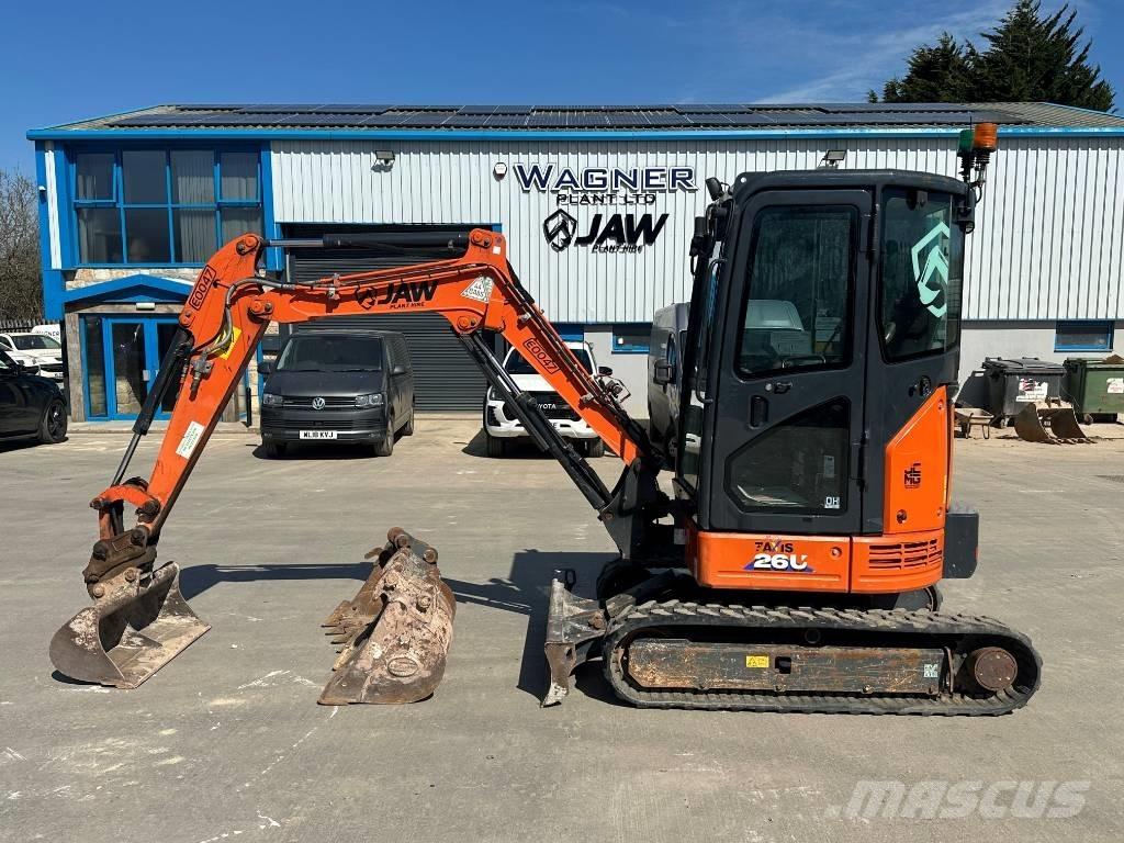 Hitachi ZX 26 U-6 Miniescavadeiras