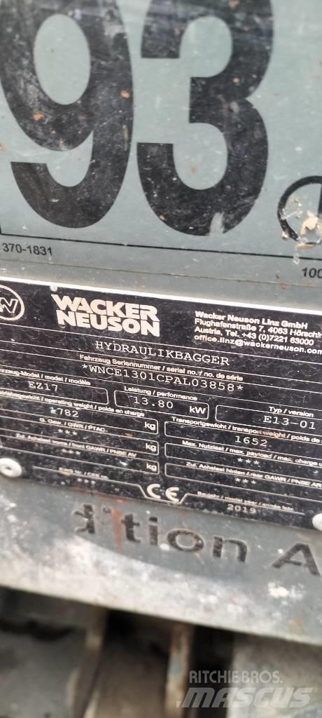 Wacker Neuson EZ 17 Miniescavadeiras